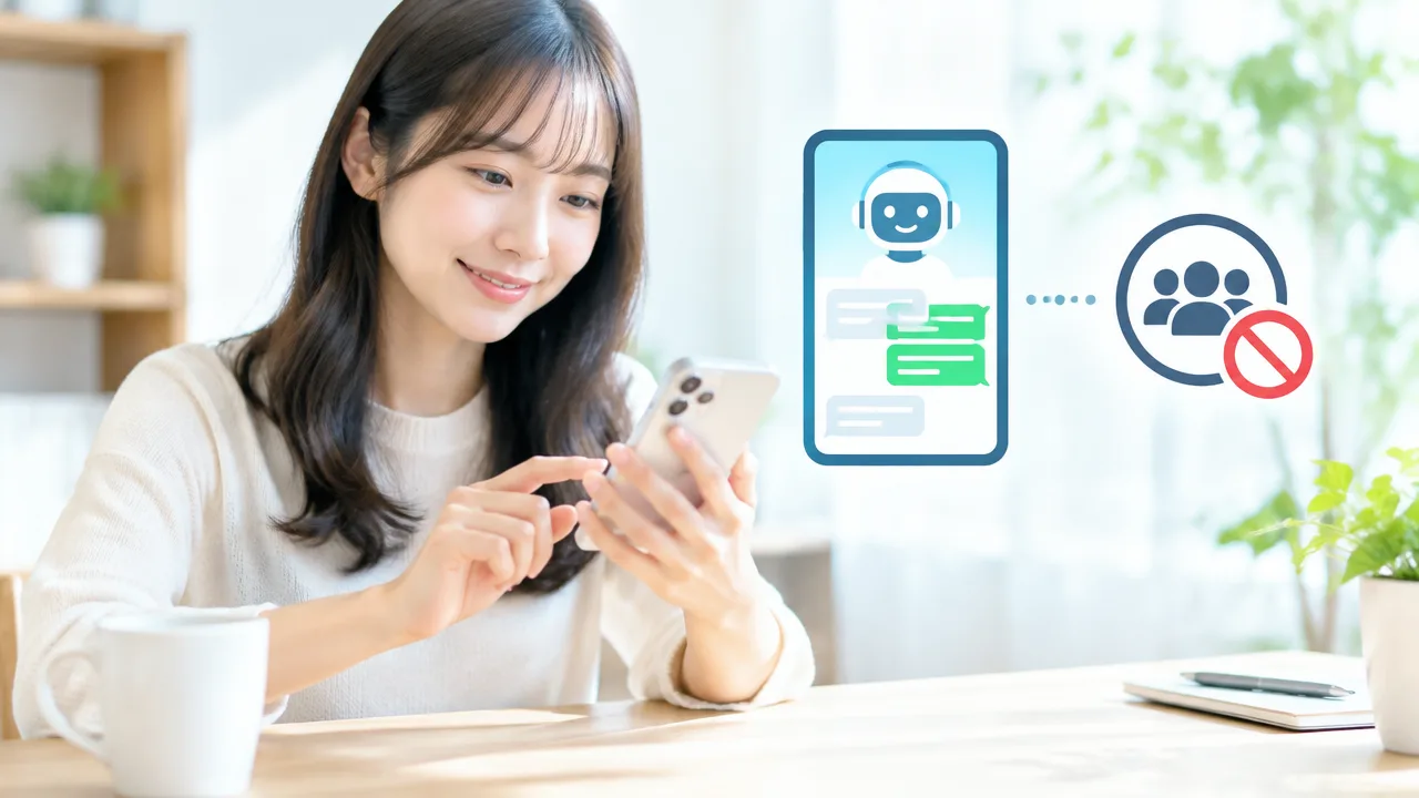 AIフレンドをLINEで使うとバレる?通知や履歴を確認する方法