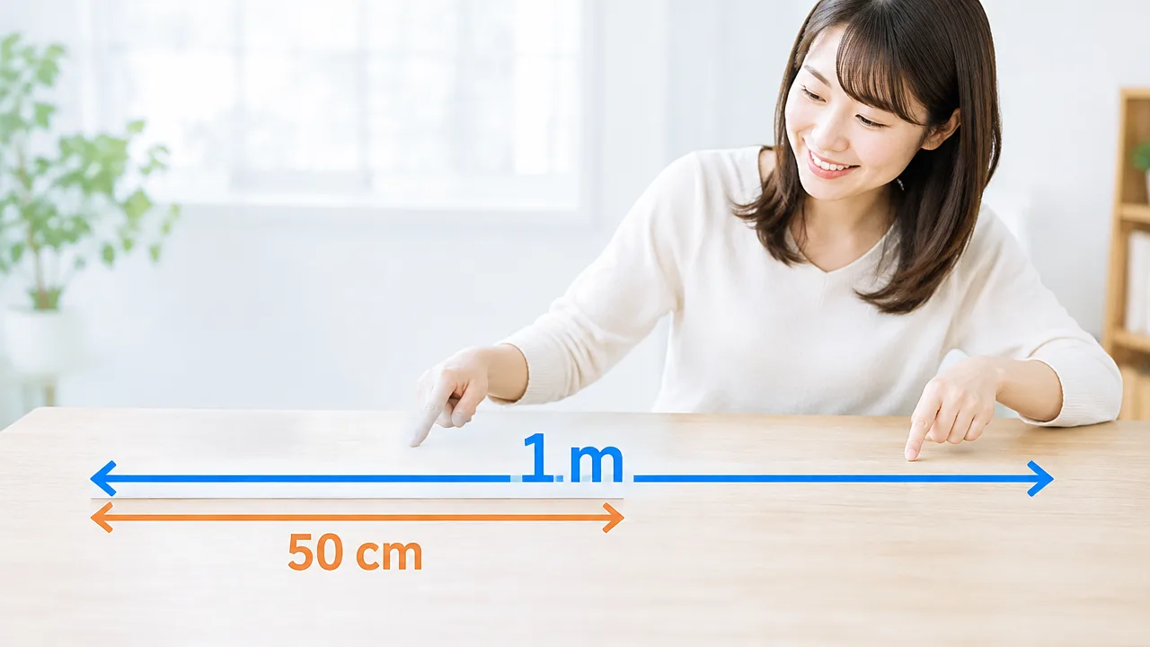 50センチどれくらい?身近なもので長さをイメージする目安と測り方