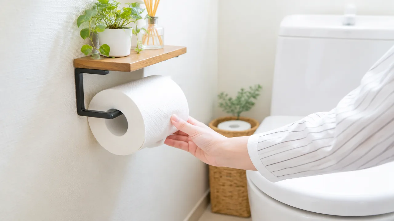 トイレットペーパー収納100均で狭いトイレをすっきり整える方法