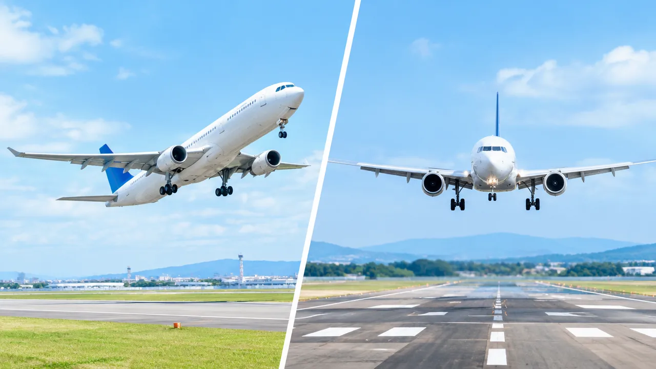 飛行機の速度はどのくらい?旅客機・離陸時・着陸時の目安を解説