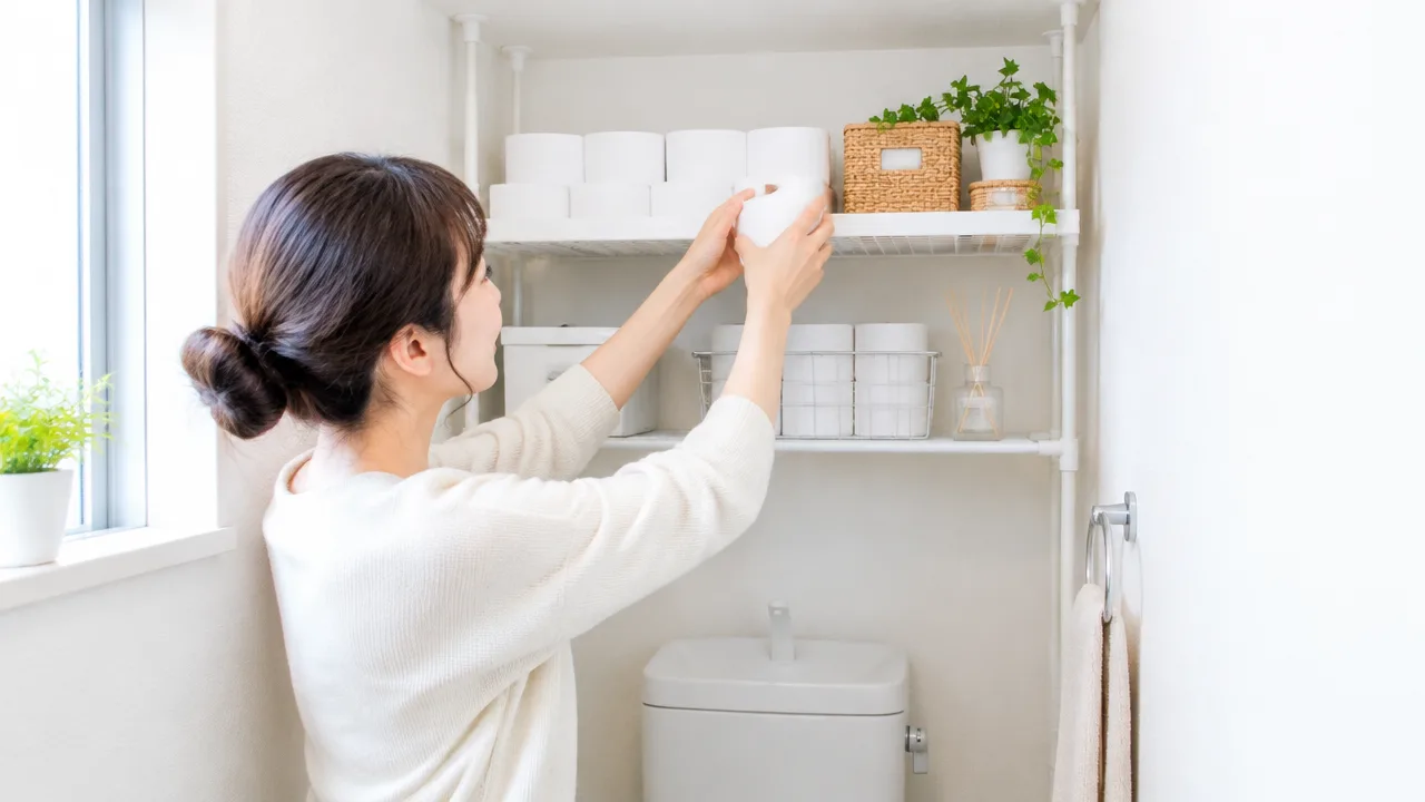 トイレットペーパー収納100均で狭いトイレをすっきり整える方法