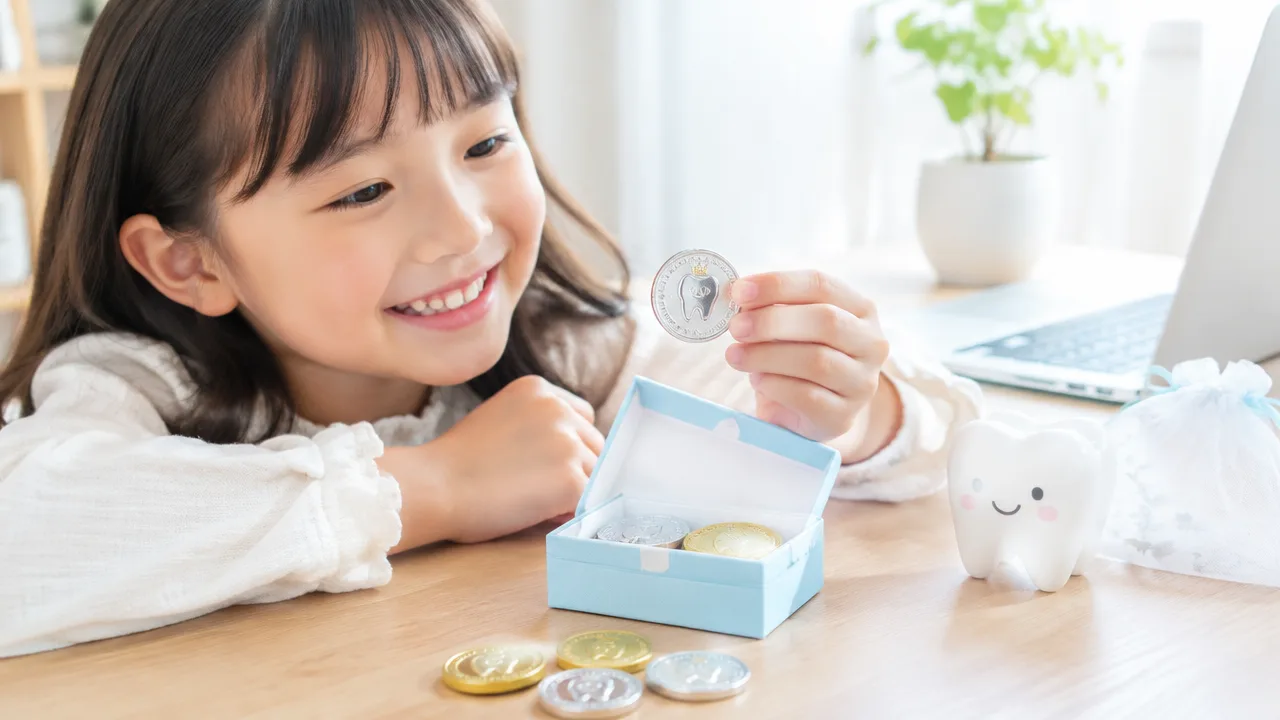 歯の妖精のコインは100均で買える？代用品と渡し方を紹介