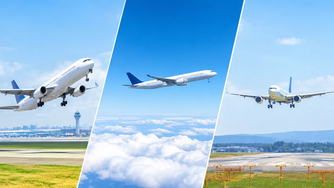 飛行機の速度はどのくらい?旅客機・離陸時・着陸時の目安を解説